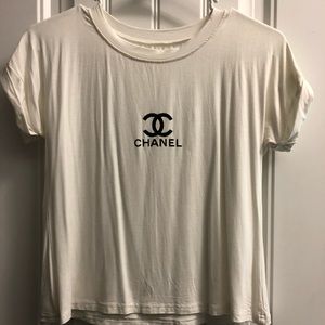 Chanel top. Price reflects aunthenticity
